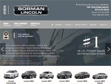 Tablet Screenshot of bormanlincoln.com